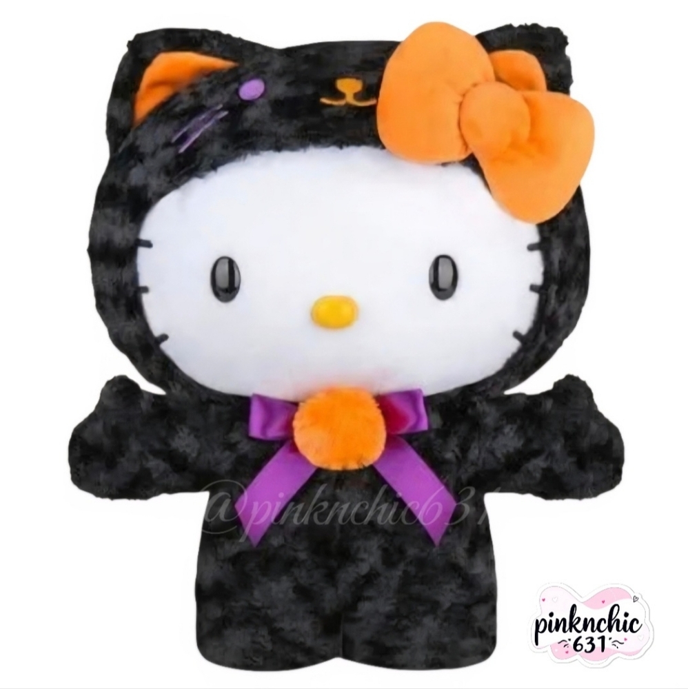 Sanrio Hello Kitty Halloween Door Porch Room Greeter Plush Cat Bow Costume 20"